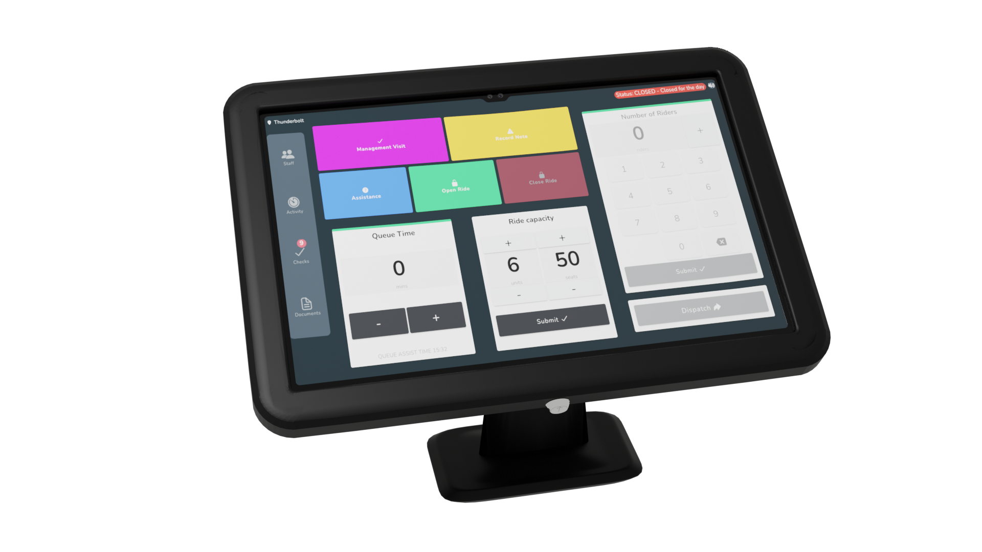 cmd-ctr ride operator app
