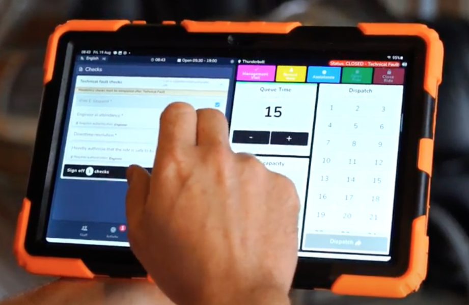 CmdCentr_Ride_App_Morning_Checks CmdCentr Ride App - Performing morning operational checks